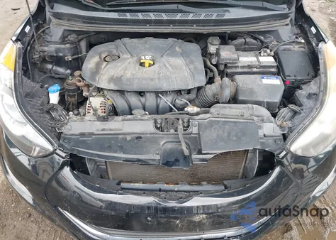 2013 Hyundai Elantra Gls from USA, damaged, VIN KMHDH4AE8DU814161